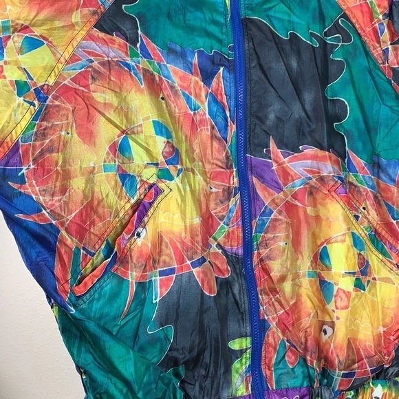 HEAD reversible batik sun windbreaker jacket EUC - Picture 13 of 15